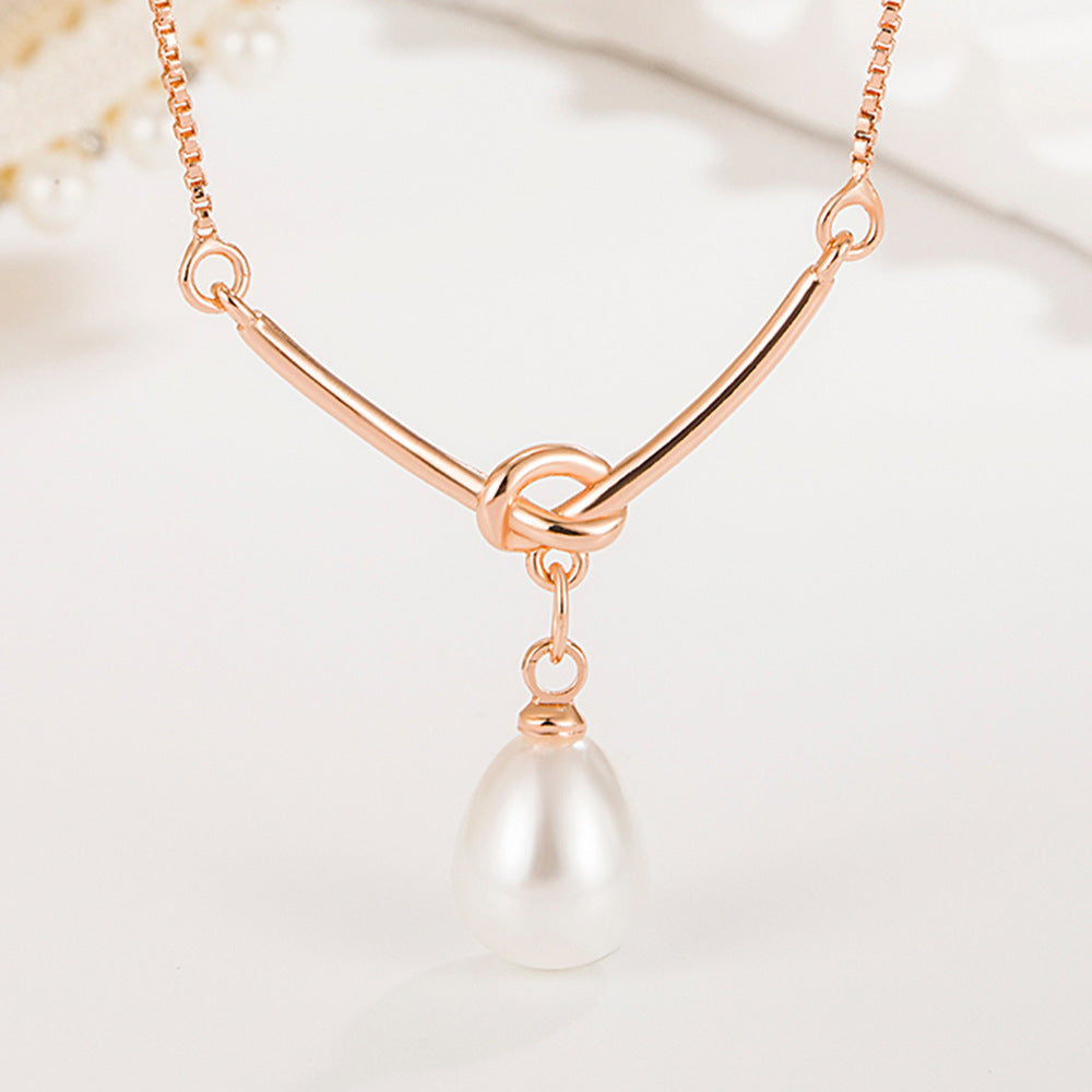 Pearl Nodule Special Styling Design Affordable Necklaces