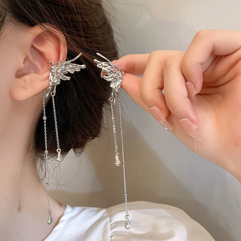 Round Bone Retro Unique Design Dignified Clips Light Luxury Ear Clip