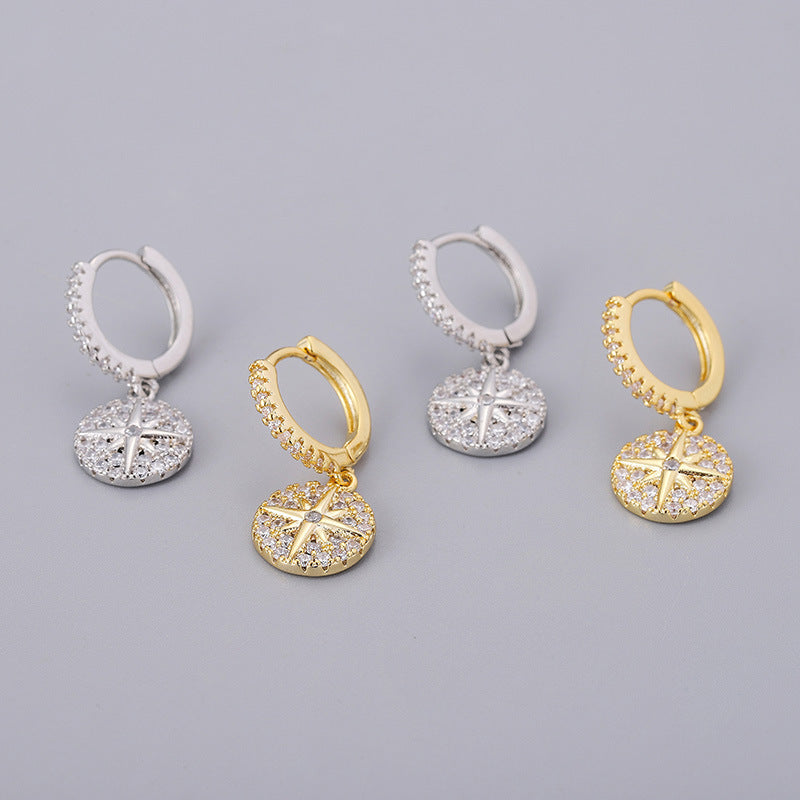 Women's Round Light Luxury Niche Design Advanced Earrings