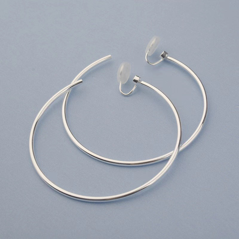 Ning Exaggerated Simple Personality Integrated Flexible Rotating Mosquito Ear Clip