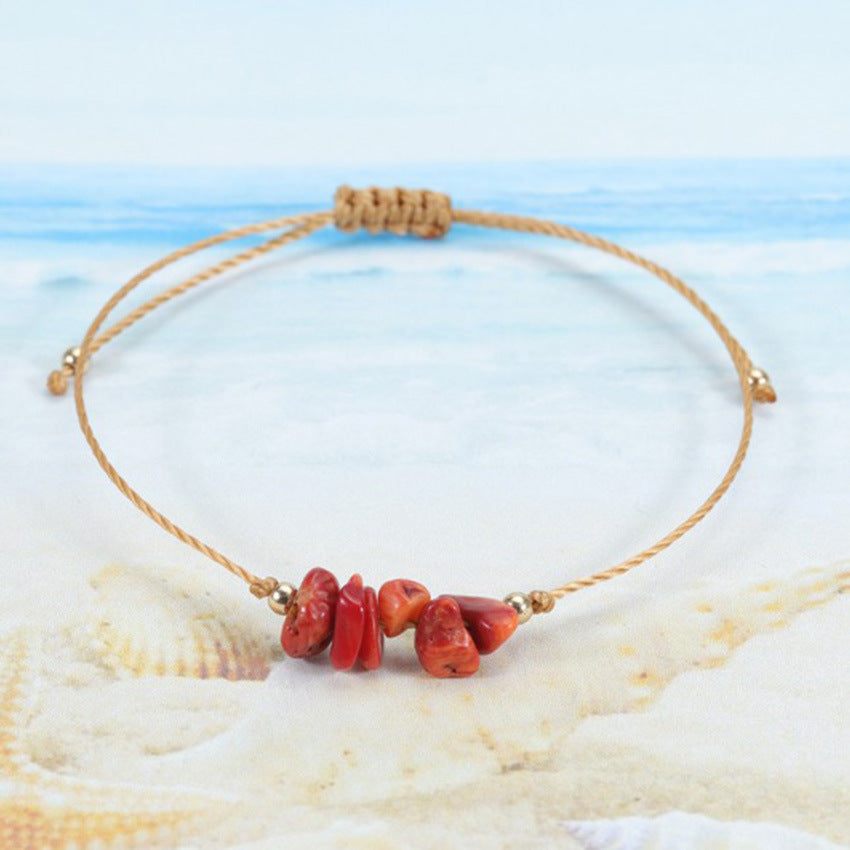 Beach Carrying Strap Irregular Color Rough Bracelets