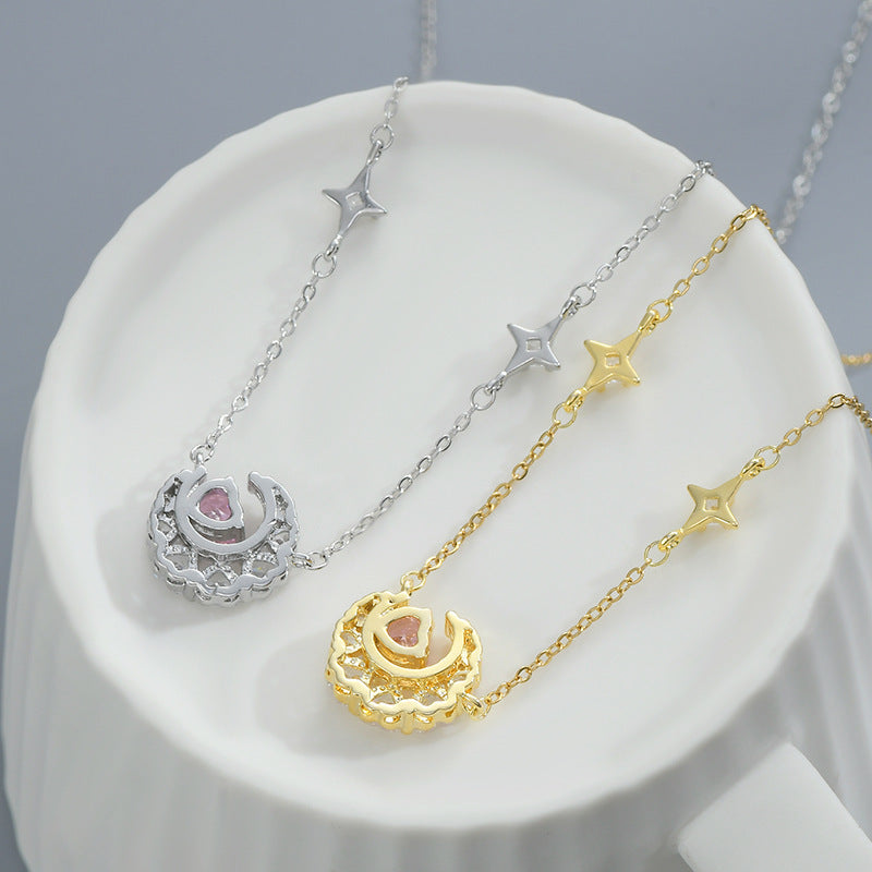 Zircon Temperament Clavicle Chain Female Niche Necklaces