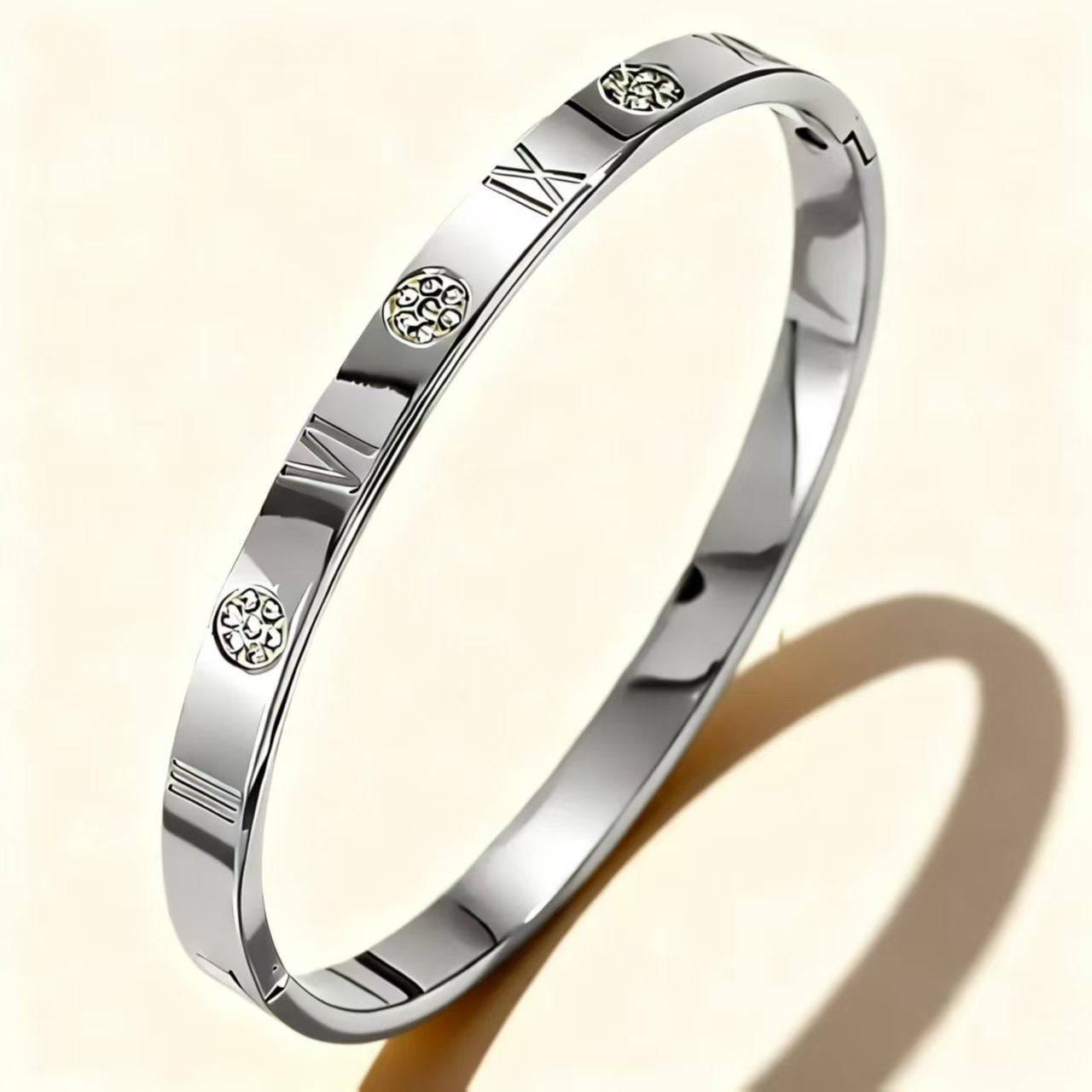 Titanium Steel Female Diamond High-grade Stainless Bracelet