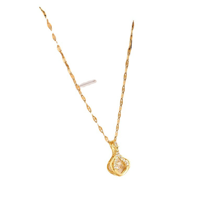 Women's Fashion Smart Sachet For Trendy Titanium Steel Necklaces