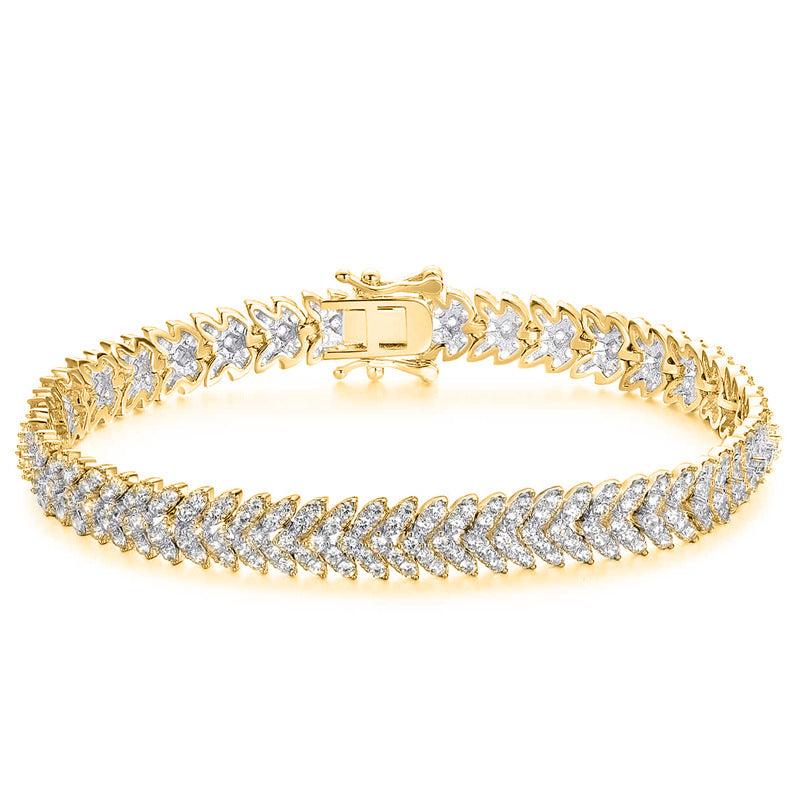 Tennis Chain Fashion Niche Sparkling Zircon Temperament Bracelets