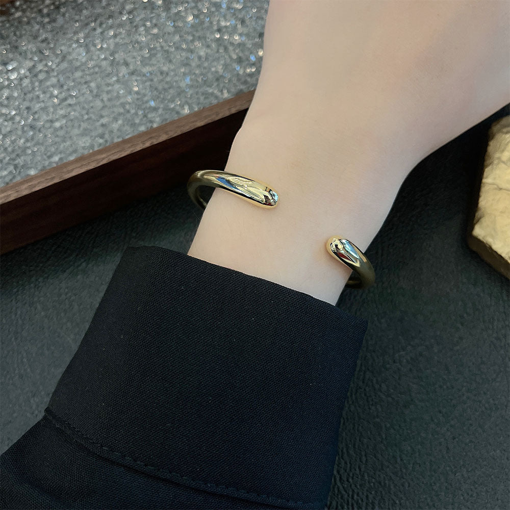 Women's & Men's Cool Style Tear Drops Sense Open-ended Simple Niche Bracelet