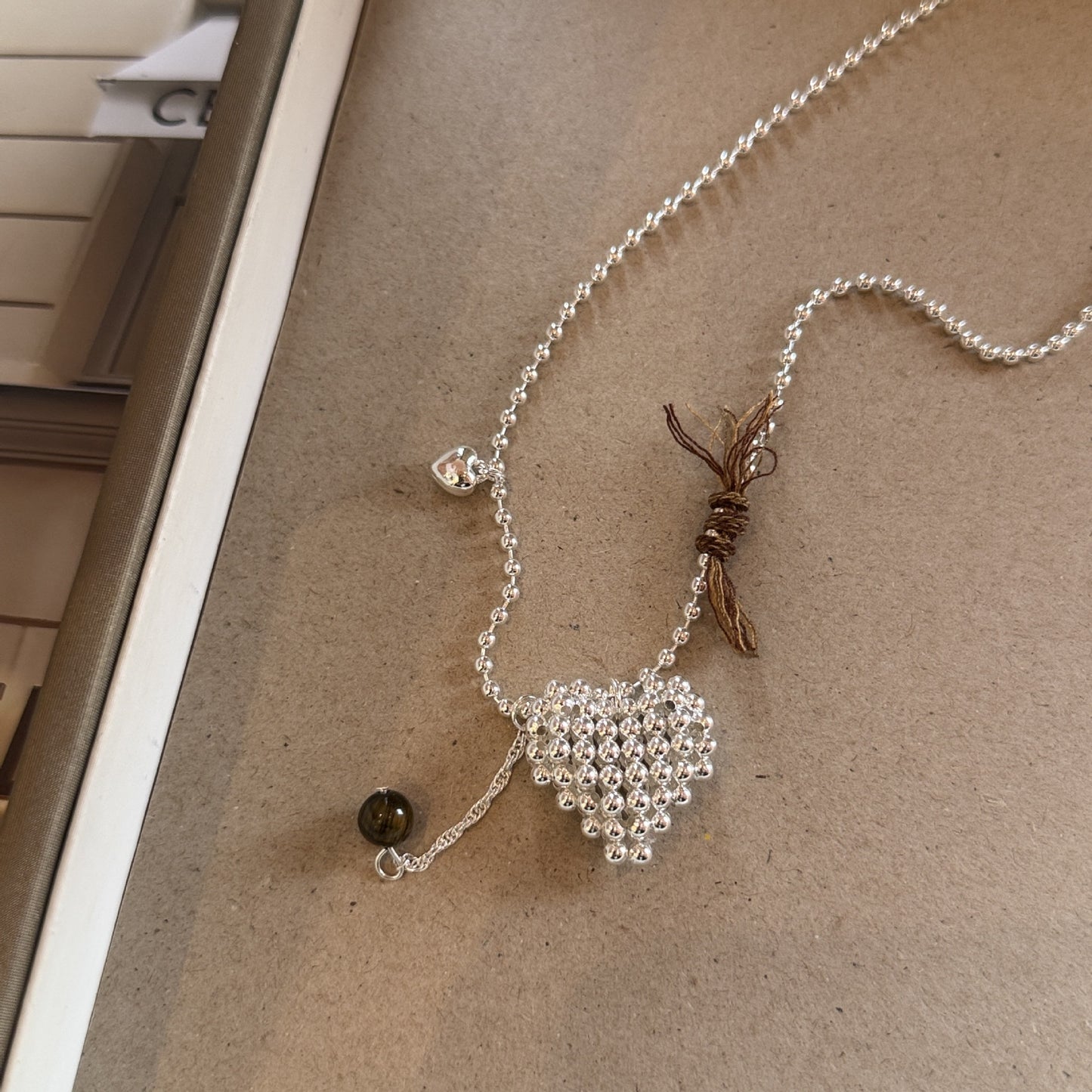 Style Metal Three-dimensional Love High Sense Necklace