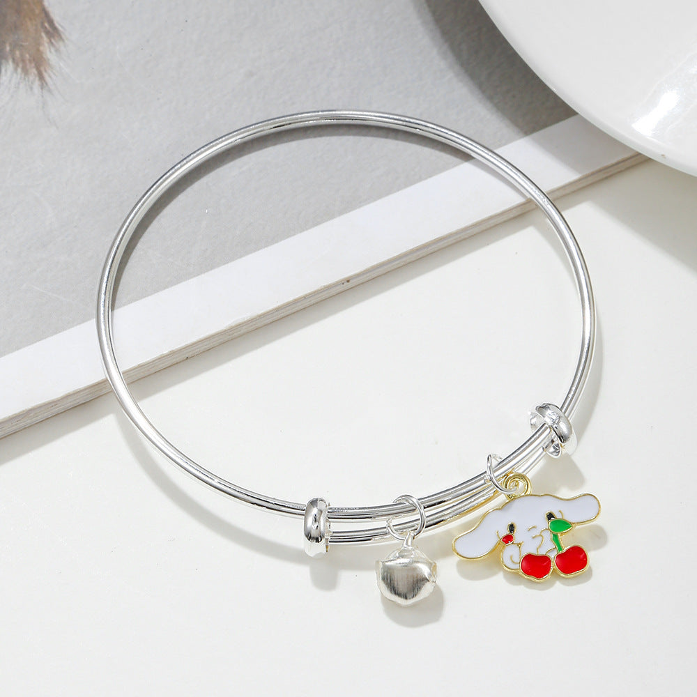 Cute Cartoon Jade Big Dog Melody Clow Hello Kitty Bracelet