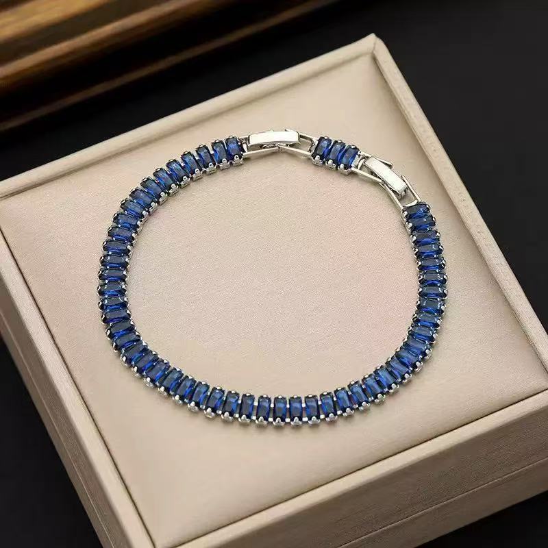 Women's & Men's Colorful Zircon Trendy Fashion Tennis Bracelet