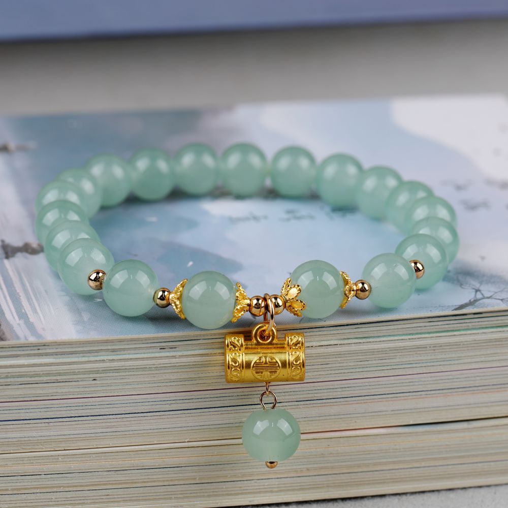 Lotus Seedpod Seed Vietnam Placer Gold Peace Bracelets