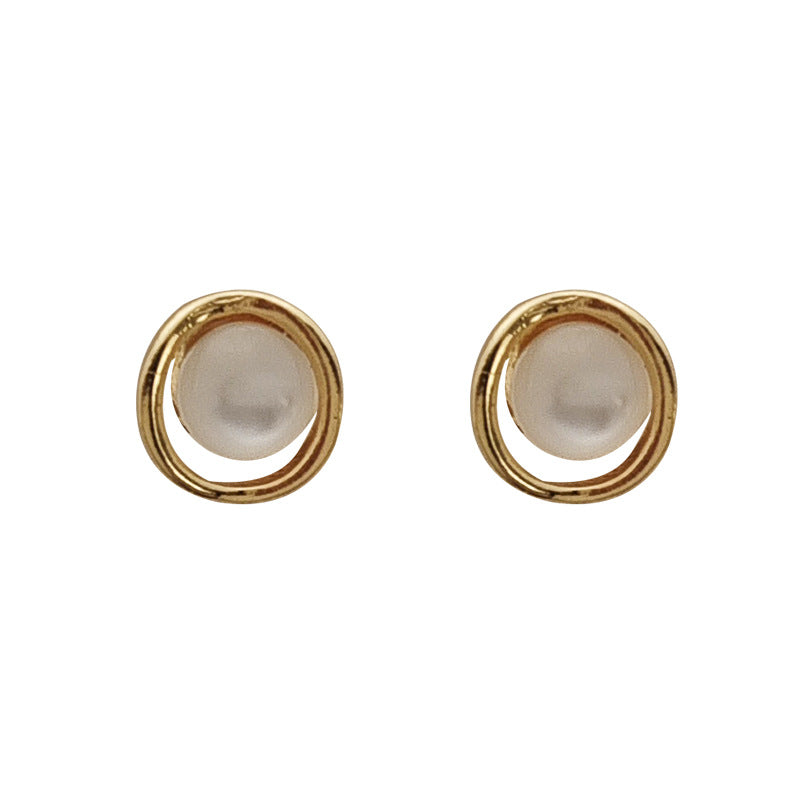 Circle Geometric Ear Short Temperamental Simple Earrings