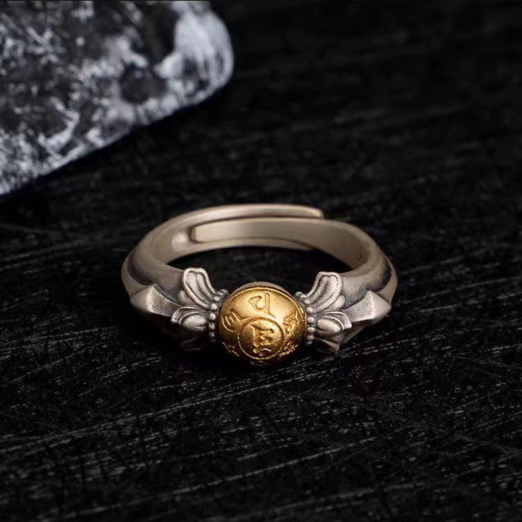 Women's & Men's Retro Wisdom Eye Ethnic Style National Fashion Handmade Art Rings