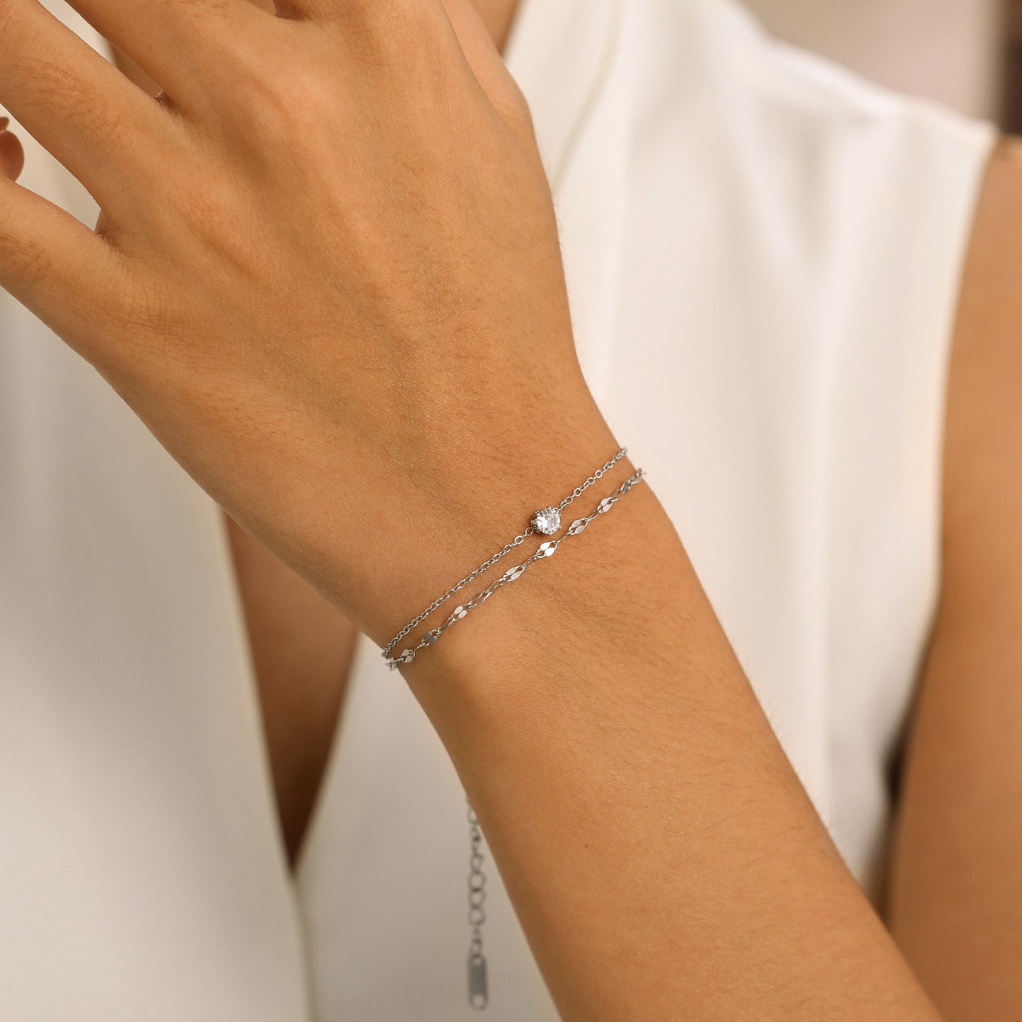Women's Style Affordable Luxury Fashion Temperament Titanium Bracelets