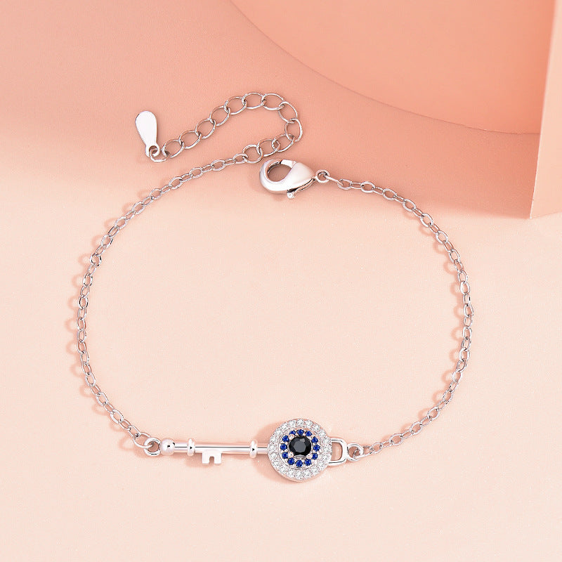 Light Luxury Wind Devil's Eye Key Bracelets