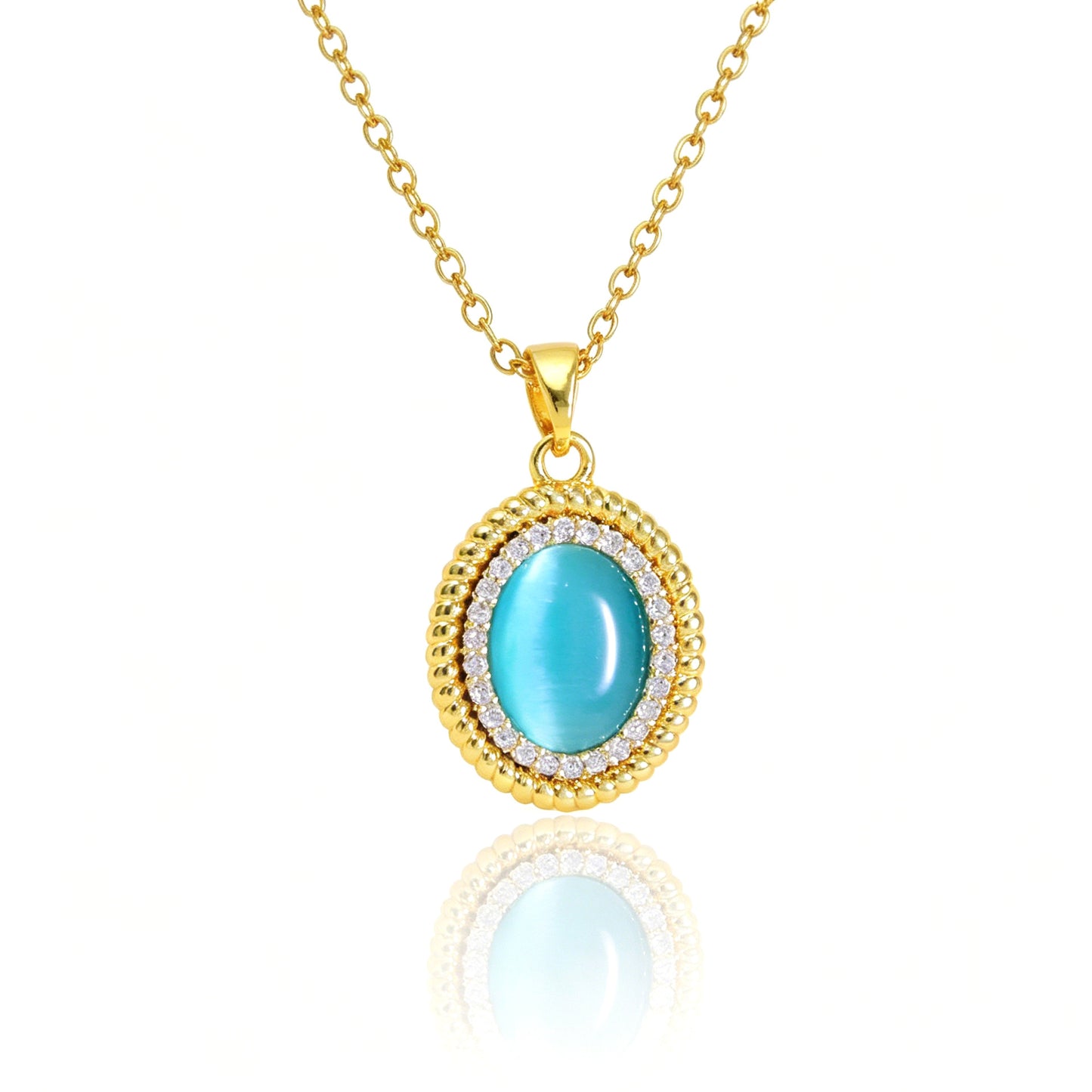 Women's Style Opal Fresh Niche Dopamine Clavicle Necklaces