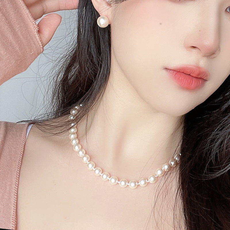 Pearl Ear Fashionable Cute Accessories Temperament Earrings