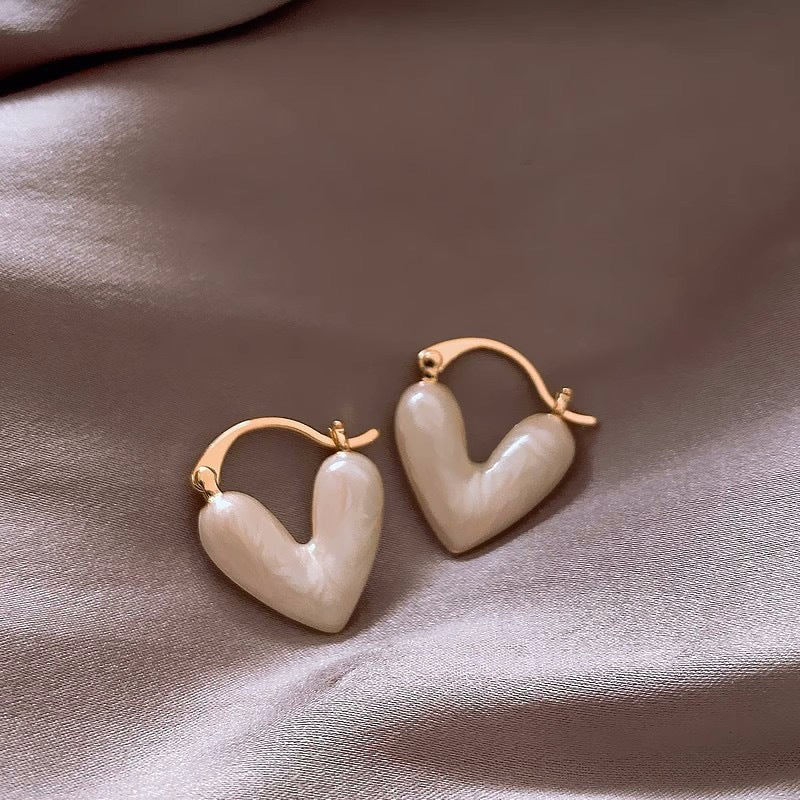 Color Female Niche Design Advanced French Stud Earrings