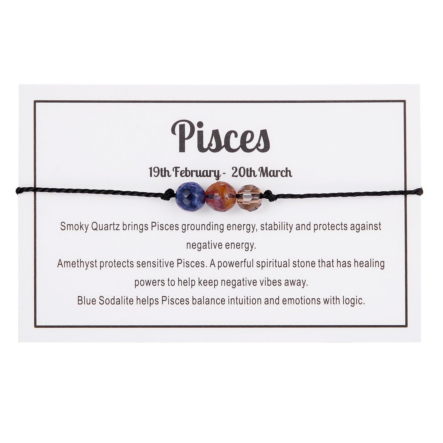 Twee Constellation Cut Stone Beaded Handmade Woven Bracelets