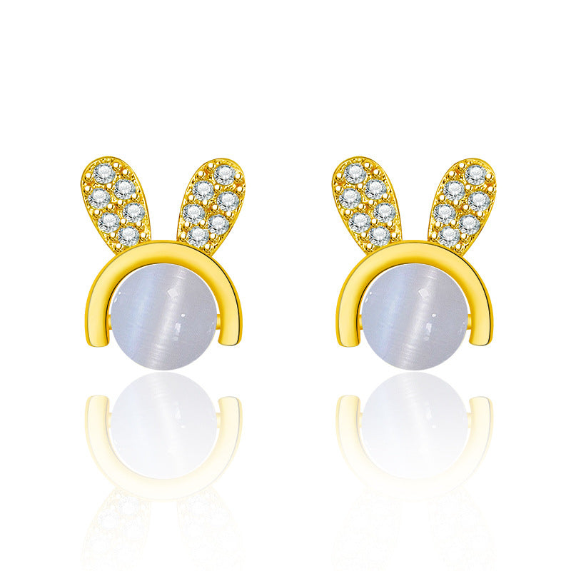 Boucles d'oreilles polyvalentes en pierre opale pour femmes, bijoux