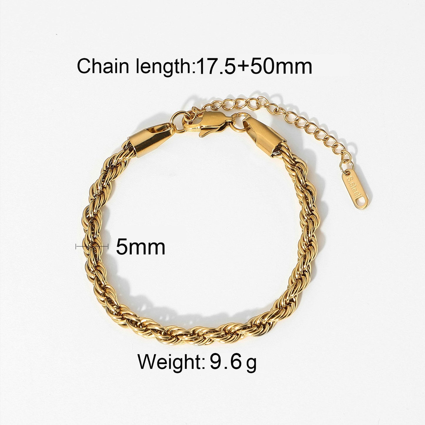 Women's Link Chain Brace Lace Flat Snake Bracelets