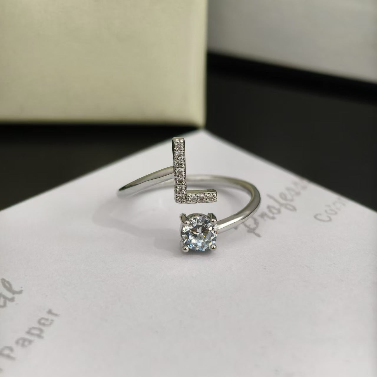 Open Female Your Name My Last English Personality Ring