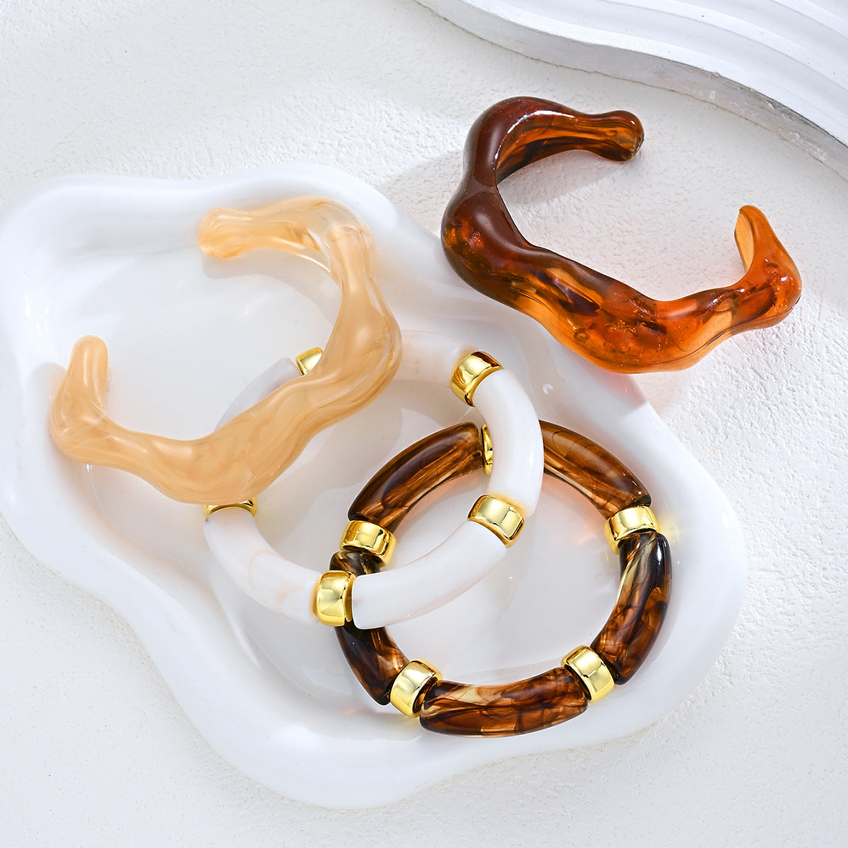 Wide Edge Open-ended Simple Personality Affordable Bracelet