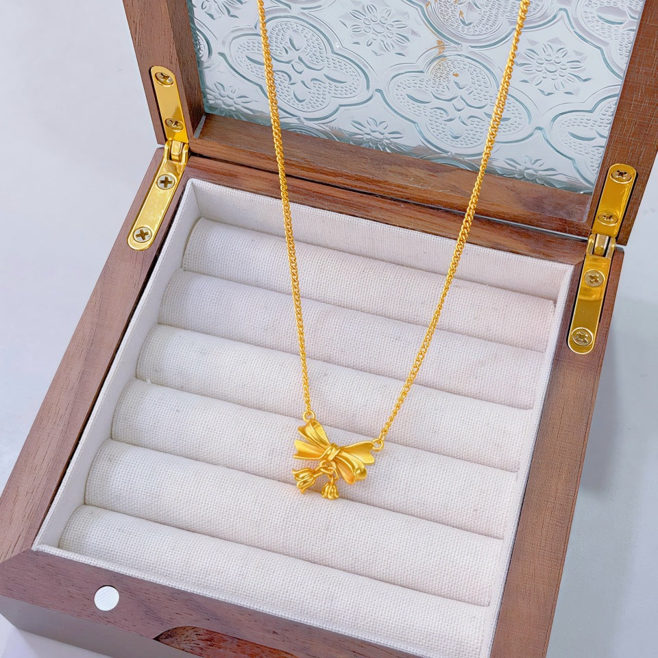 Ginkgo Leaf Variety Retro Affordable Luxury Fashion Design Necklace