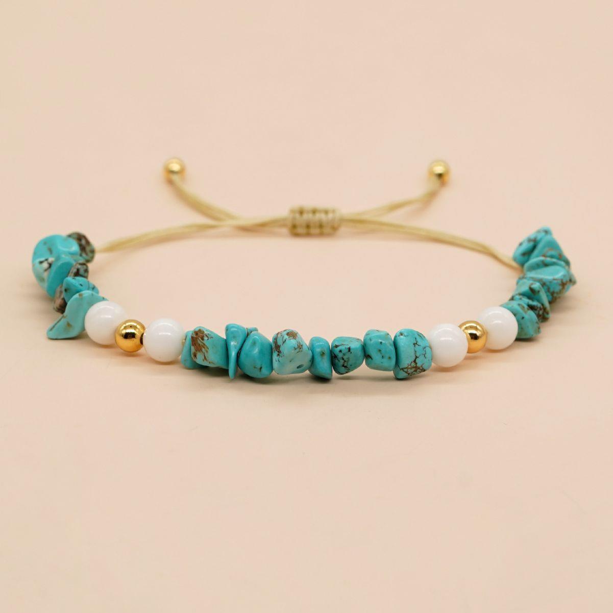 Women's Boho Turquoise Copper Bead Fashion Jewelry Bracelets