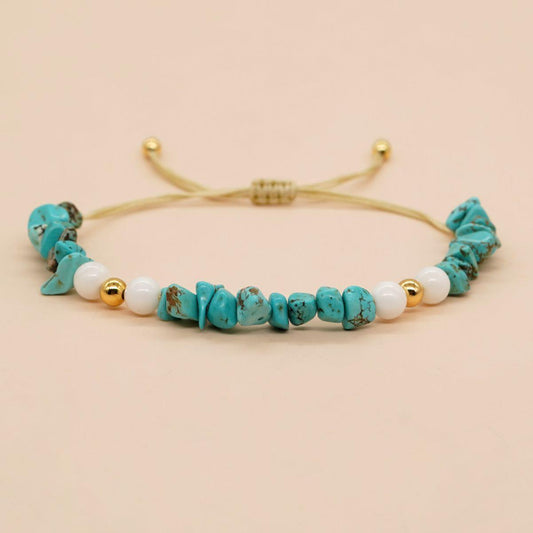 Women's Boho Turquoise Copper Bead Fashion Jewelry Bracelets