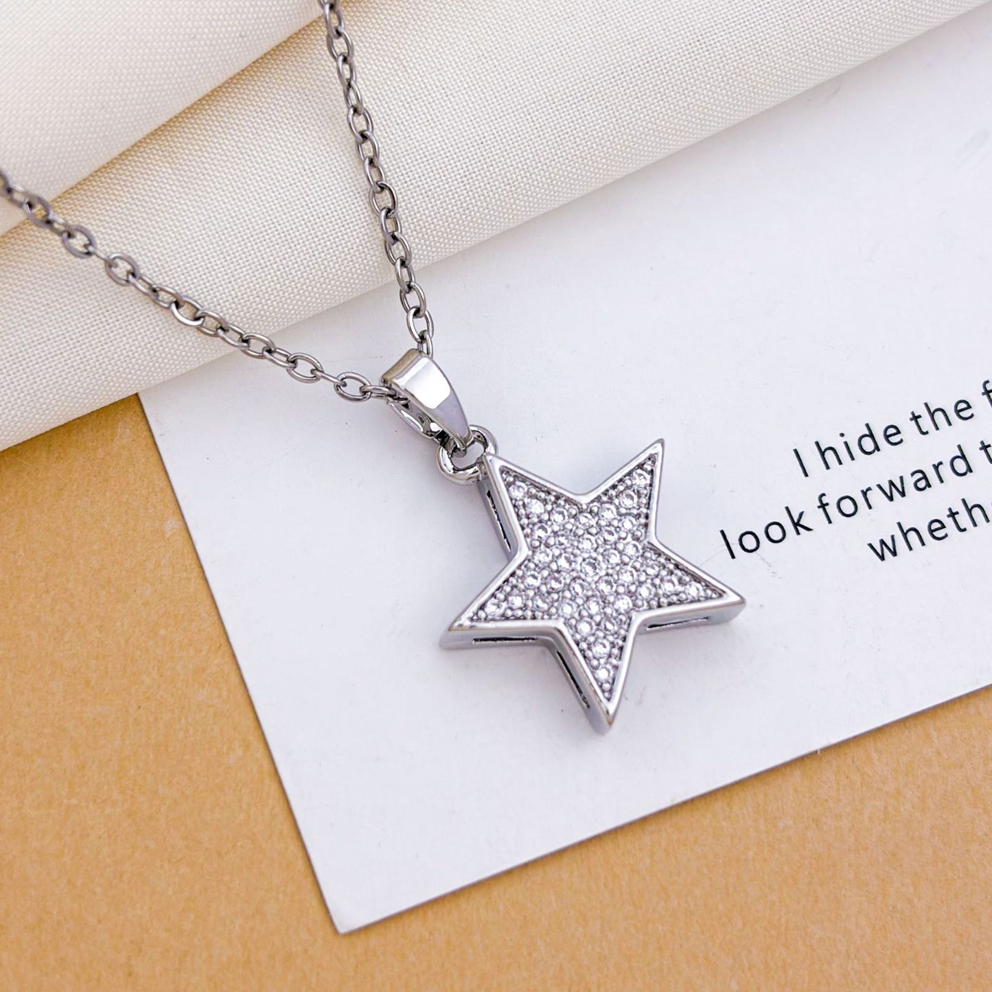 Women's Zirconium Five-pointed Star Exquisite Niche Design Fashion Necklaces