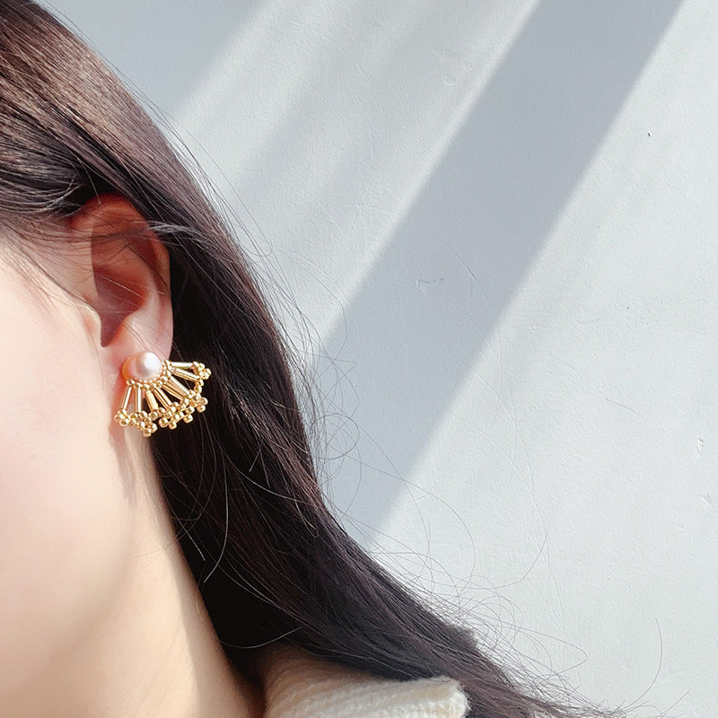 Boucles d'oreilles en perles pour femmes, Style Simple, à la mode, fête quotidienne