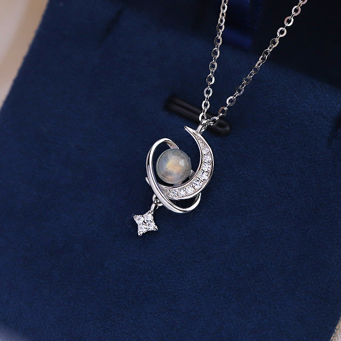 Planet Female Birthday Present Good-looking Light Luxury Minority High-grade Fairy Necklace