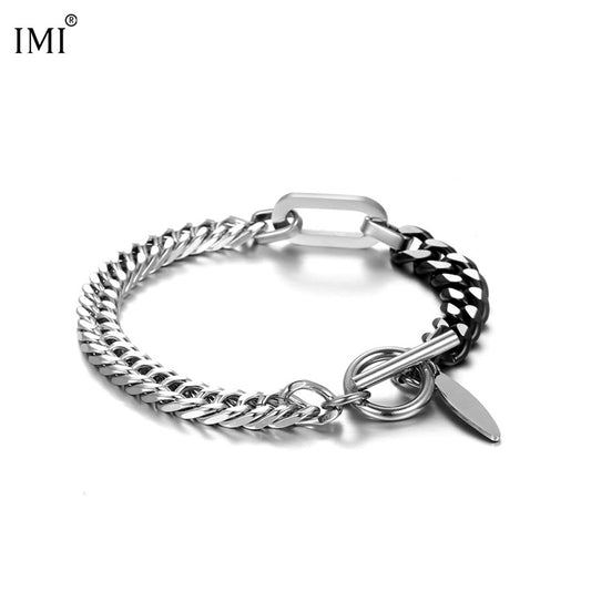 Titanium Steel Color Matching Buckle Male Bracelets