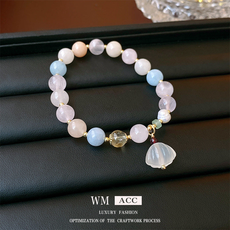 Pearl Jade Elastic Chinese Style Personality Bracelets