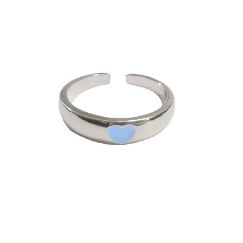 Niche Love Luminous Adjustable Mouth One Pair Of Lovers For Rings