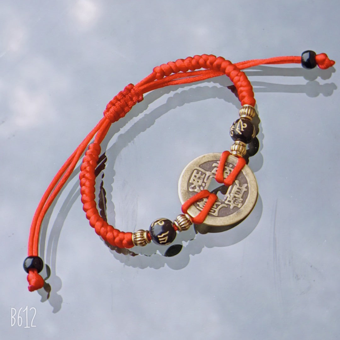 Bracelet de cheville en corde rouge en cristal de jade, deux bracelets