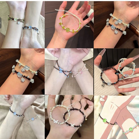 Female Hand-woven Minority Simple Fresh Sweet Girly Cute Carrying Bracelets