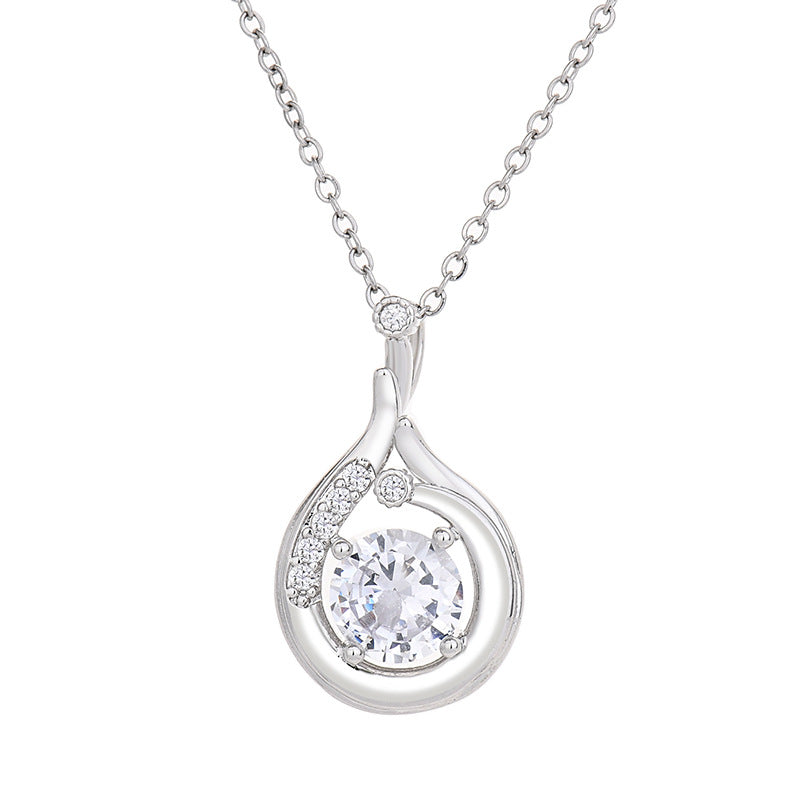 Women's Real Zircon High Sense Stylish Pendant Necklaces