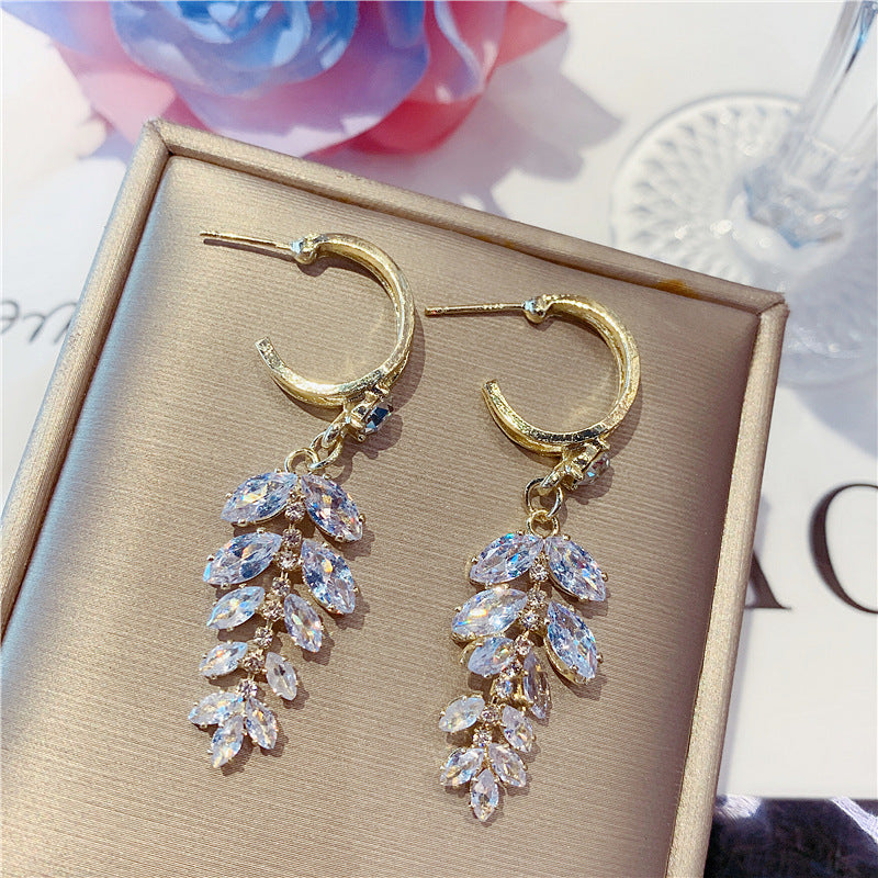 Women's Affordable Luxury Fashion Wheat Tassel For Stud Earrings