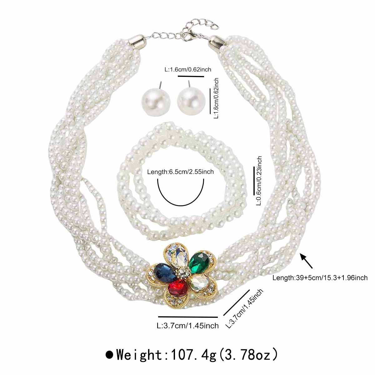 Wedding Versatile Imitation Pearl Short High-key Dignified Exquisite Necklaces