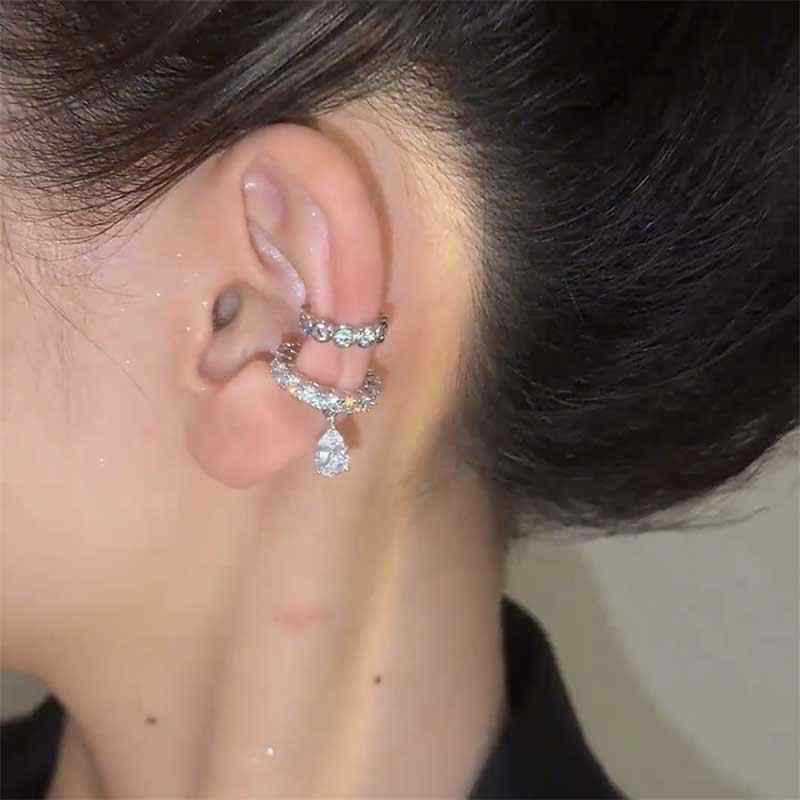 Water Drop Bone Light Luxury Minority Rings