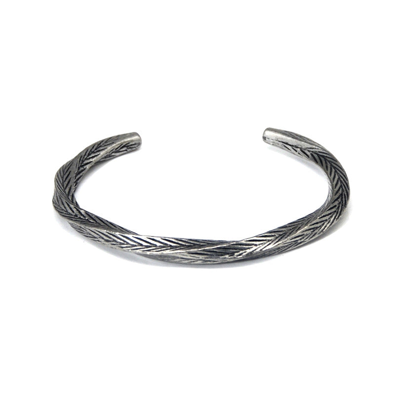 Vine Five-pointed Star Cross Dark Pattern Bracelet