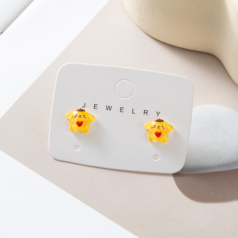Cute Cartoon Animal Niche Fashion Temperament Stud Earrings