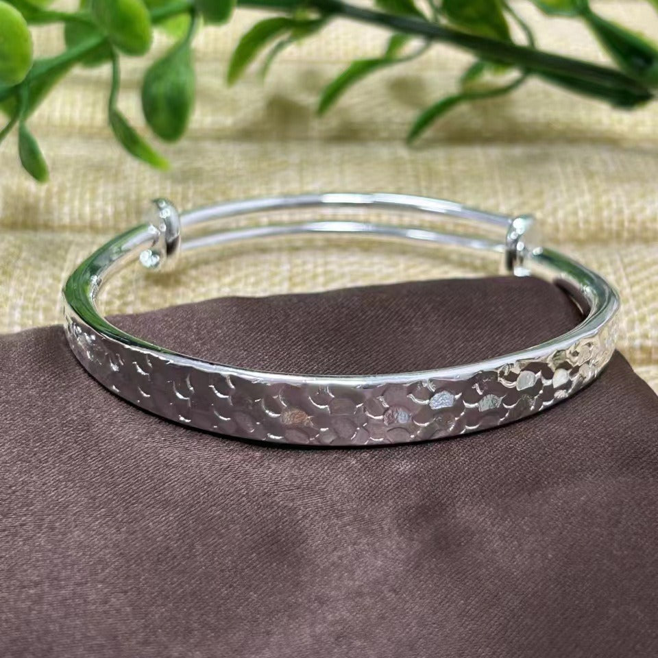 Women's Mush Ice Push-pull Fashion Temperament Crushed Pattern Solid Bracelets