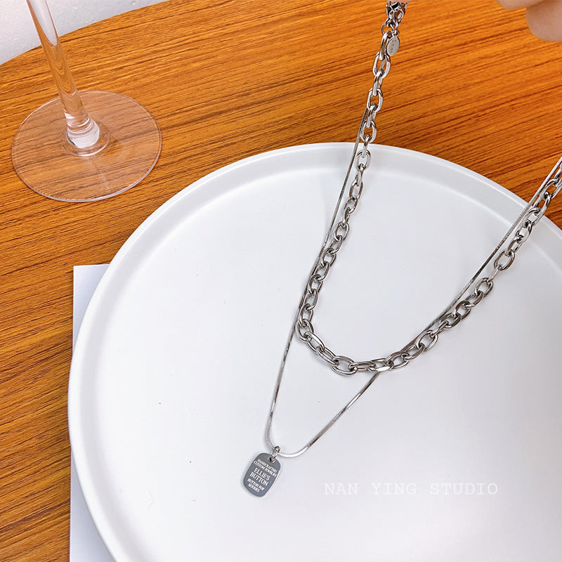 No Fading Combination Thick Chain Cuban Necklaces