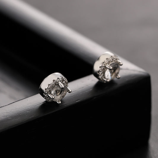 Men's Magnetic Zircon Earless High-grade Sense Personality Ear Clip