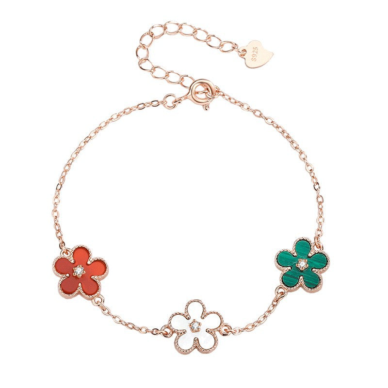 Petal Female Light Luxury Minority Exquisite Bracelets