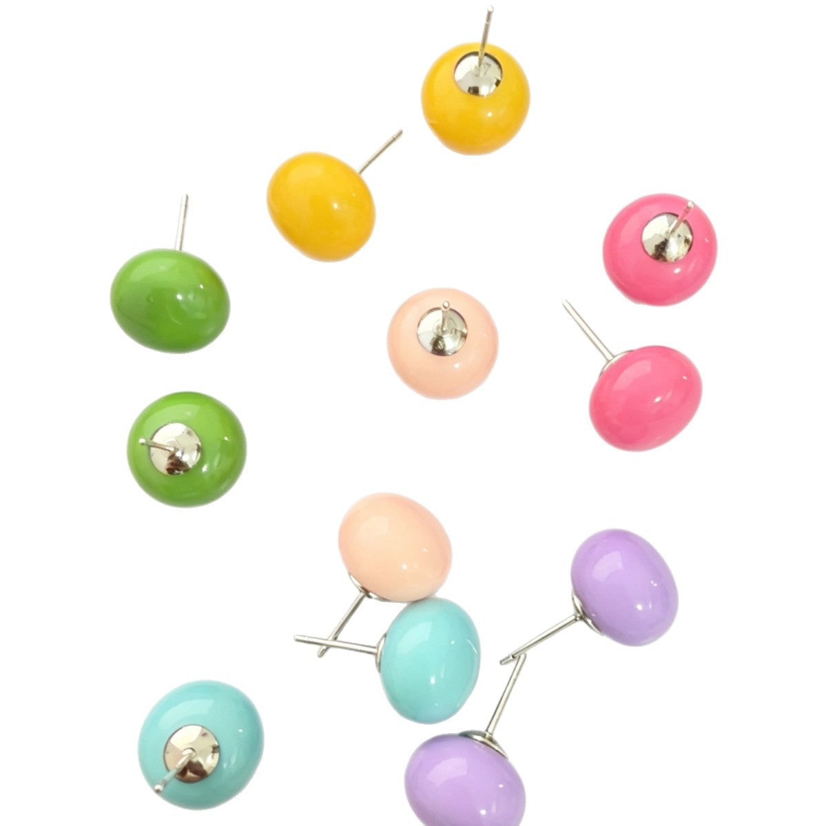 Color Candy Steamed Bread Ear Female High-grade Sweet Rings