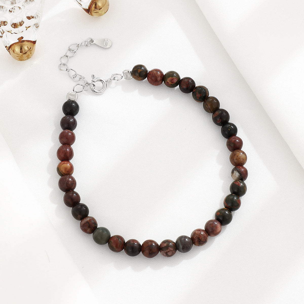 Women's Picasso Stone Sliver Beads Temperament Personalized Bracelets