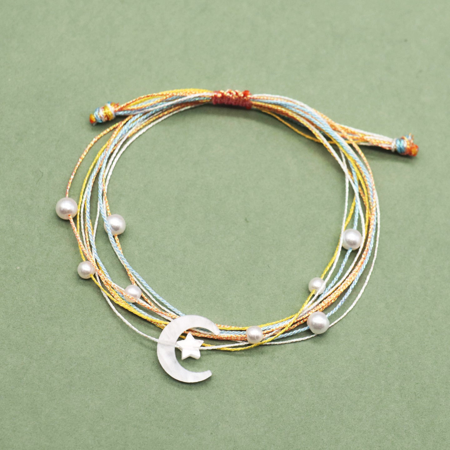 Braided Rope Hand-woven National Style Female Lucky Blessing Girlfriends Carrying Bracelet